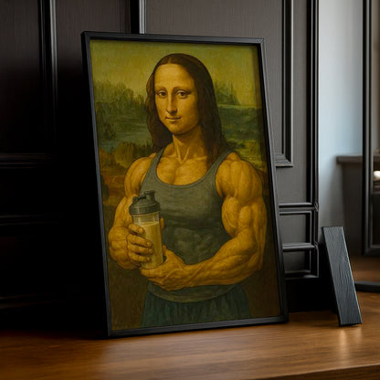 Cadre Photo Musculation - La Joconde Go Muscu