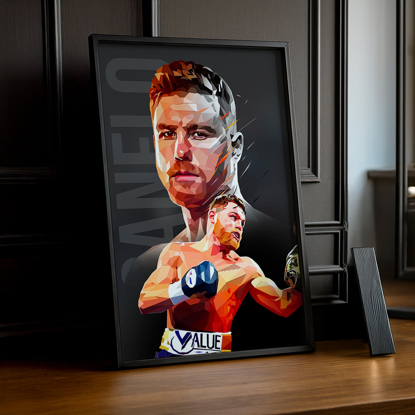 Cadre Photo Boxe - Canelo Álvarez Illustration