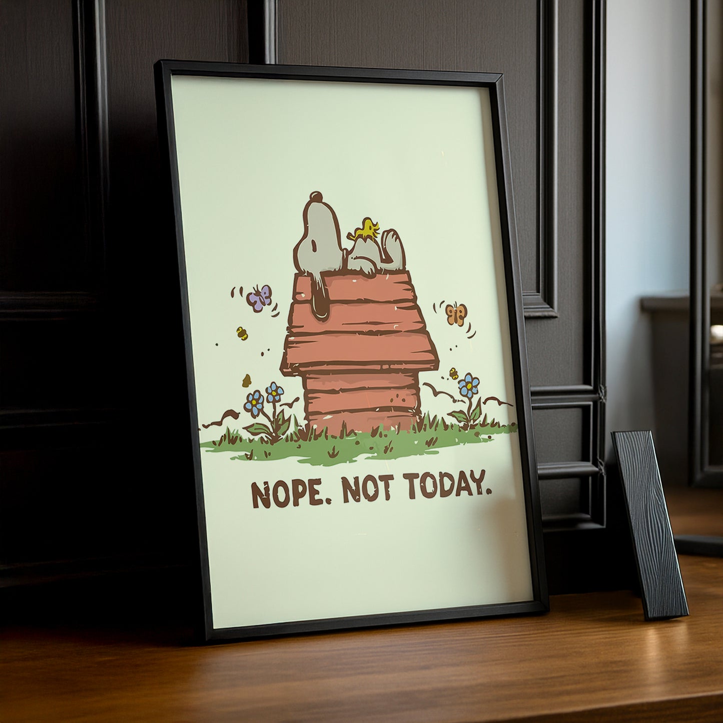 Cadre Photo Chien - Nope not today
