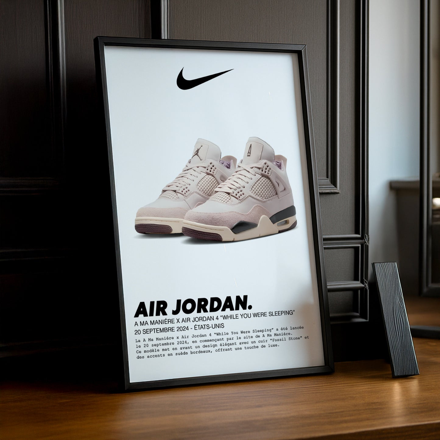 Air Jordan 4 x A Ma Manière „While You Were Sleeping“-Fotorahmen 