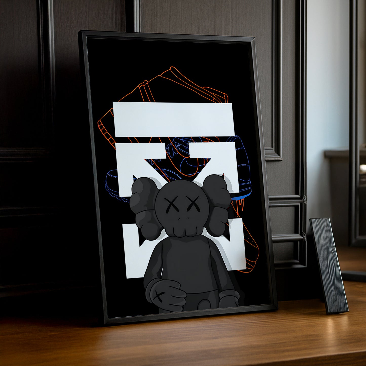 Cadre photo Off-White x Kaws