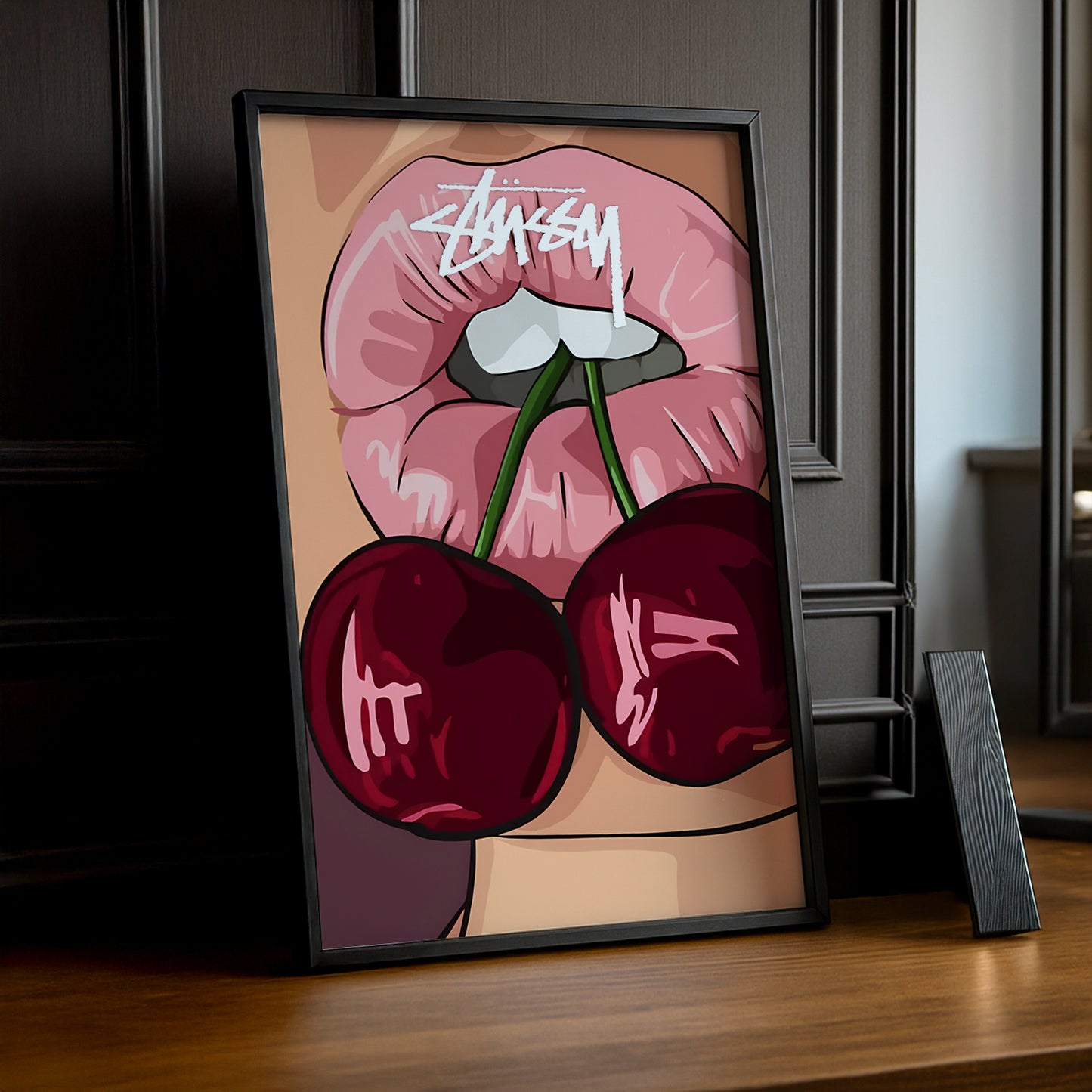 Cadre photo Stussy - Cherry Lips
