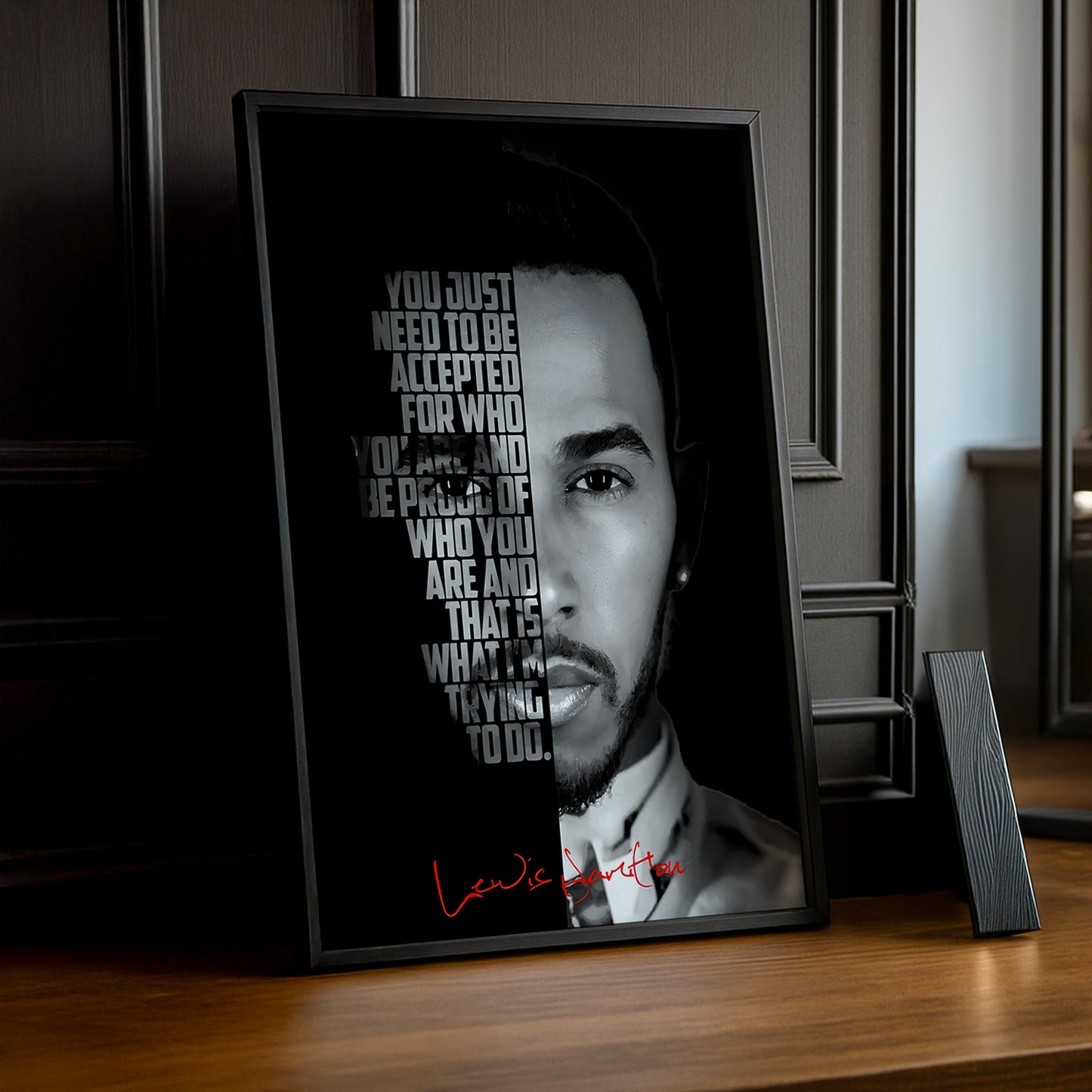 Cadre photo Lewis Hamilton Formula 1