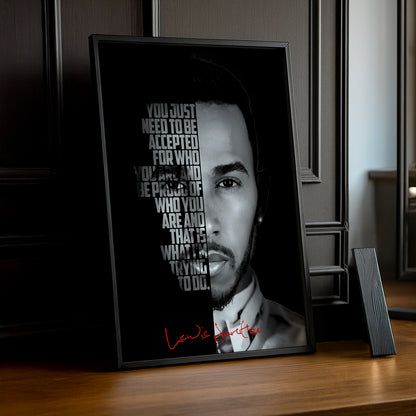 Cadre photo Lewis Hamilton Formula 1