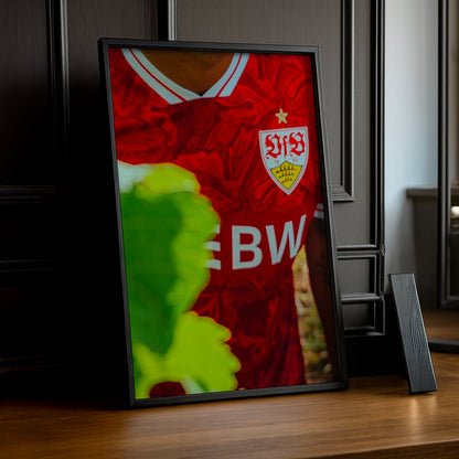 Poster Maillot Football - Stuttgart Kit 25-26