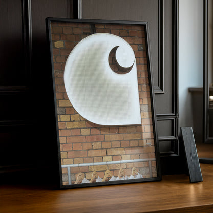 Poster Carhartt – Logo Lumineux