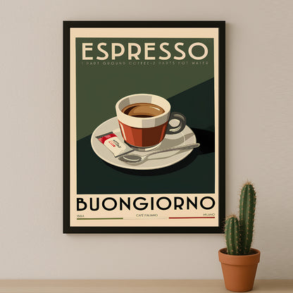 Cadre photo Coffee Lover - Buongiorno Espresso Italia