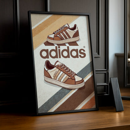 Cadre photo Adidas - Superstar Beige