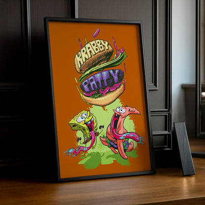 Cadre Photo Bob L'Éponge - Krabby Patty