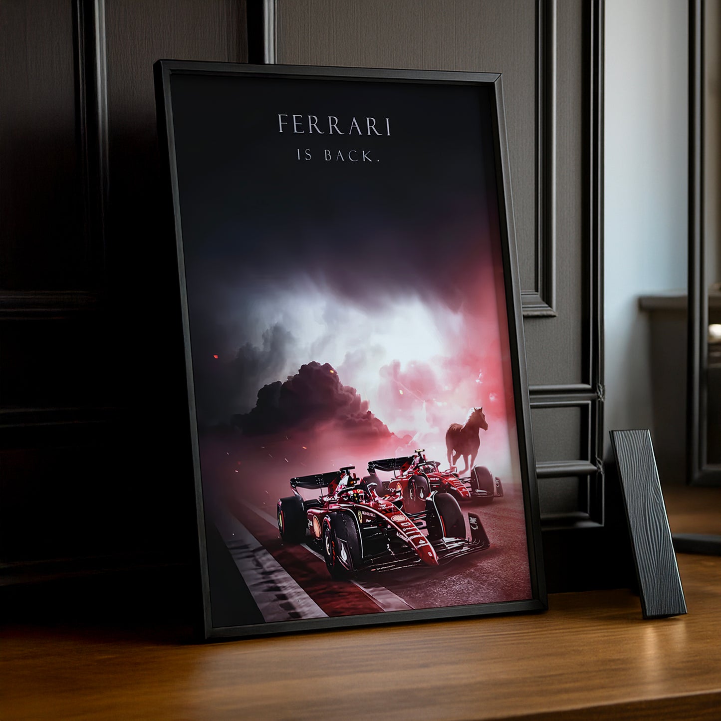 Cadre photo Ferrari is back Formule 1