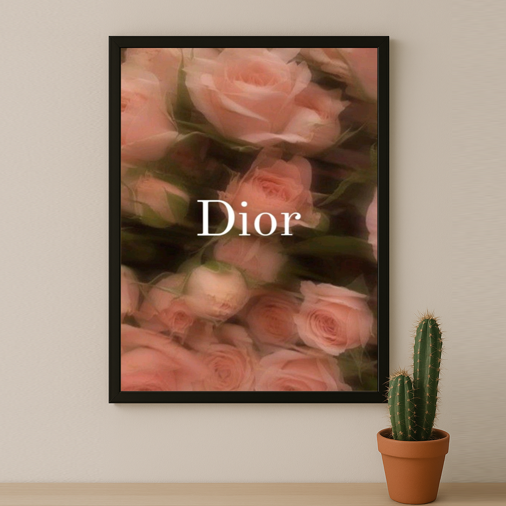 Cadre photo Dior Roses