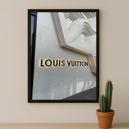 Cadre photo Louis Vuitton devanture