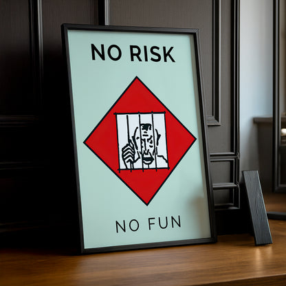Monopoly No Risk No Fun - Cadre photo