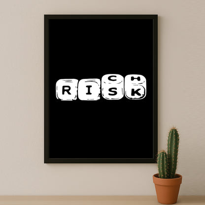 Cadre photo Motivation - Risk, Rich