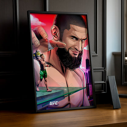 Cadre photo UFC - Khamzat Chimaev Illustration