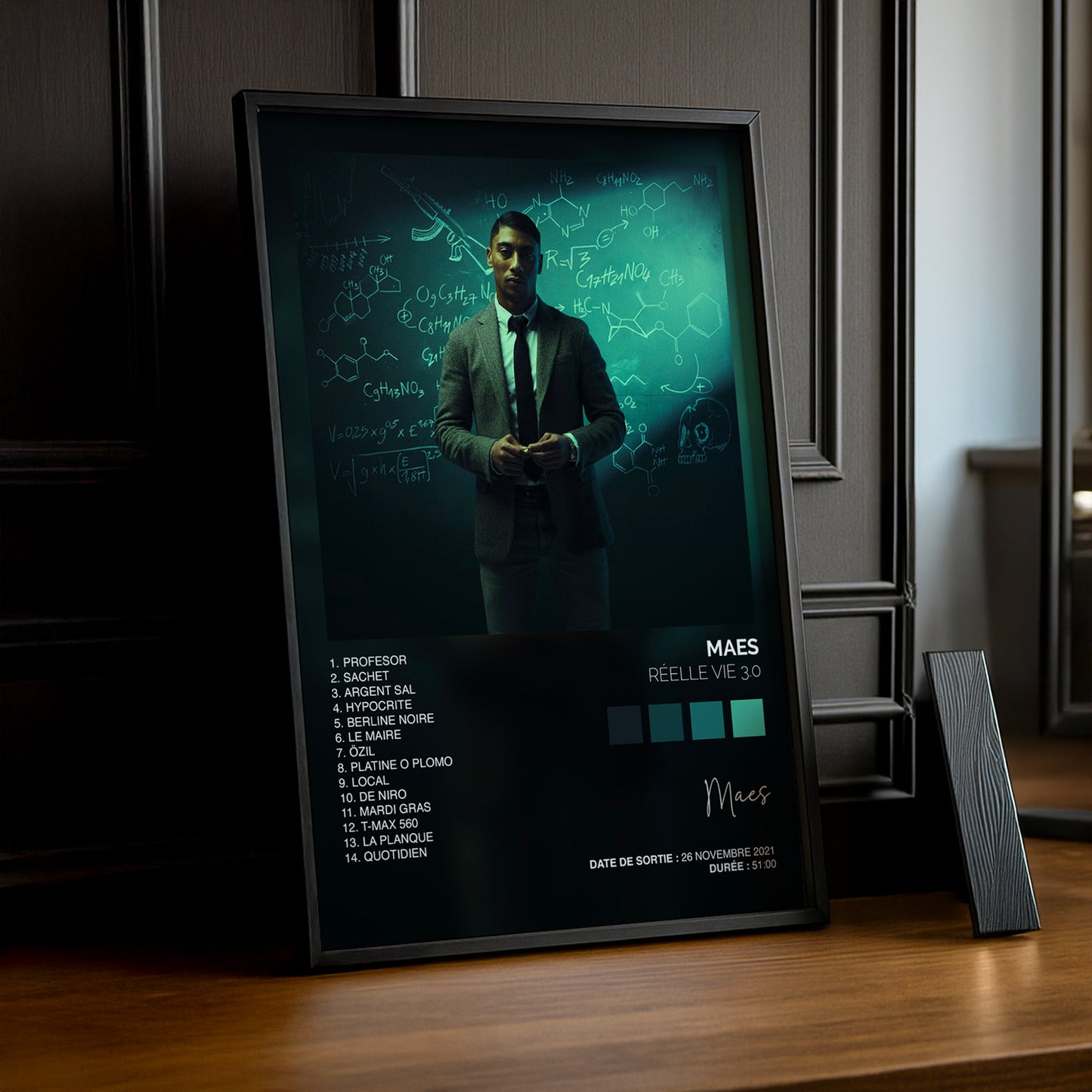 Cadre photo Album Musicaux - Réelle vie 3.0 de Maes