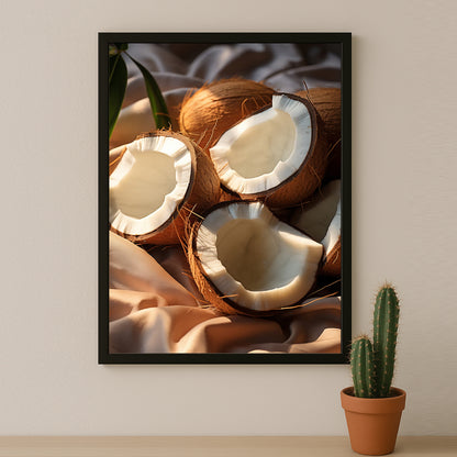 Poster Naturel - Noix de coco