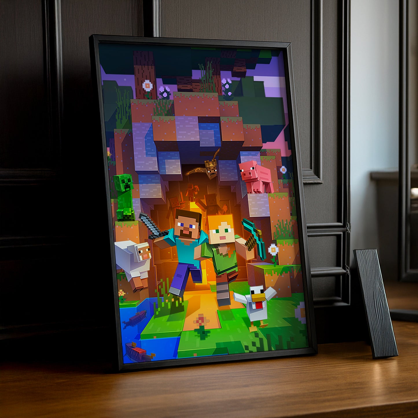 Cadre photo Minecraft