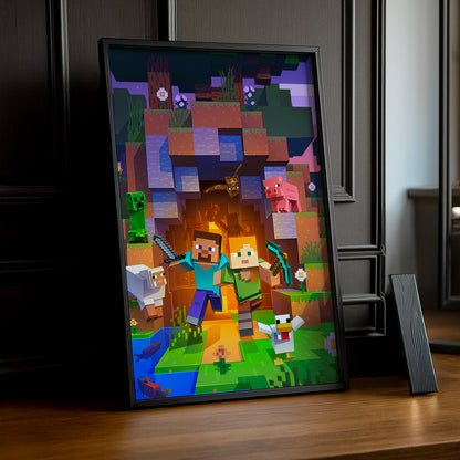 Cadre photo Minecraft