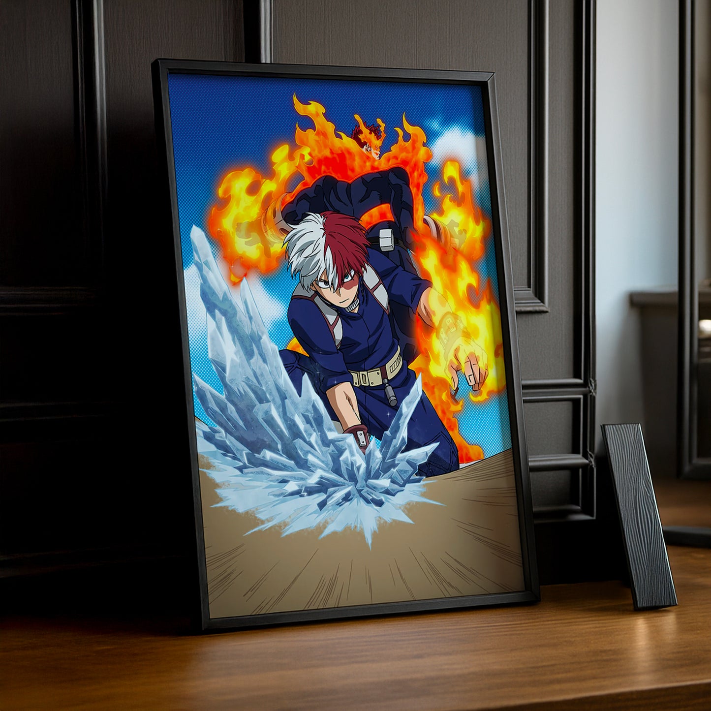 Cadre Photo My Hero Academia - Todoroki x Endeavor