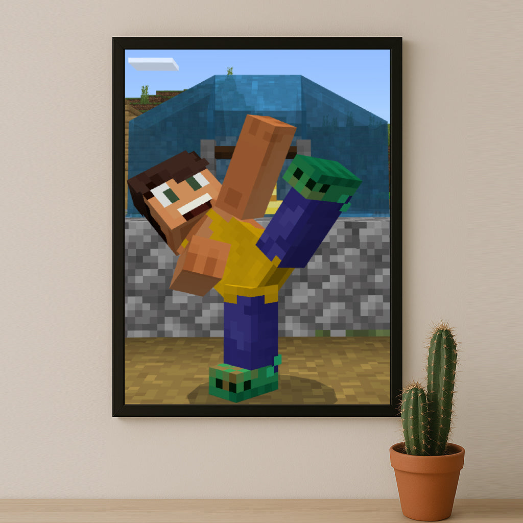 Cadre photo Minecraft - Crocs