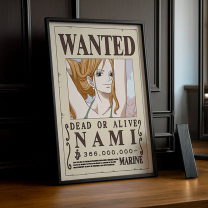 Cadre photo One Piece - Wanted Nami
