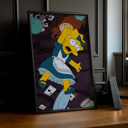 Cadre Photo Les Simpsons - Lisa Simpson Falling