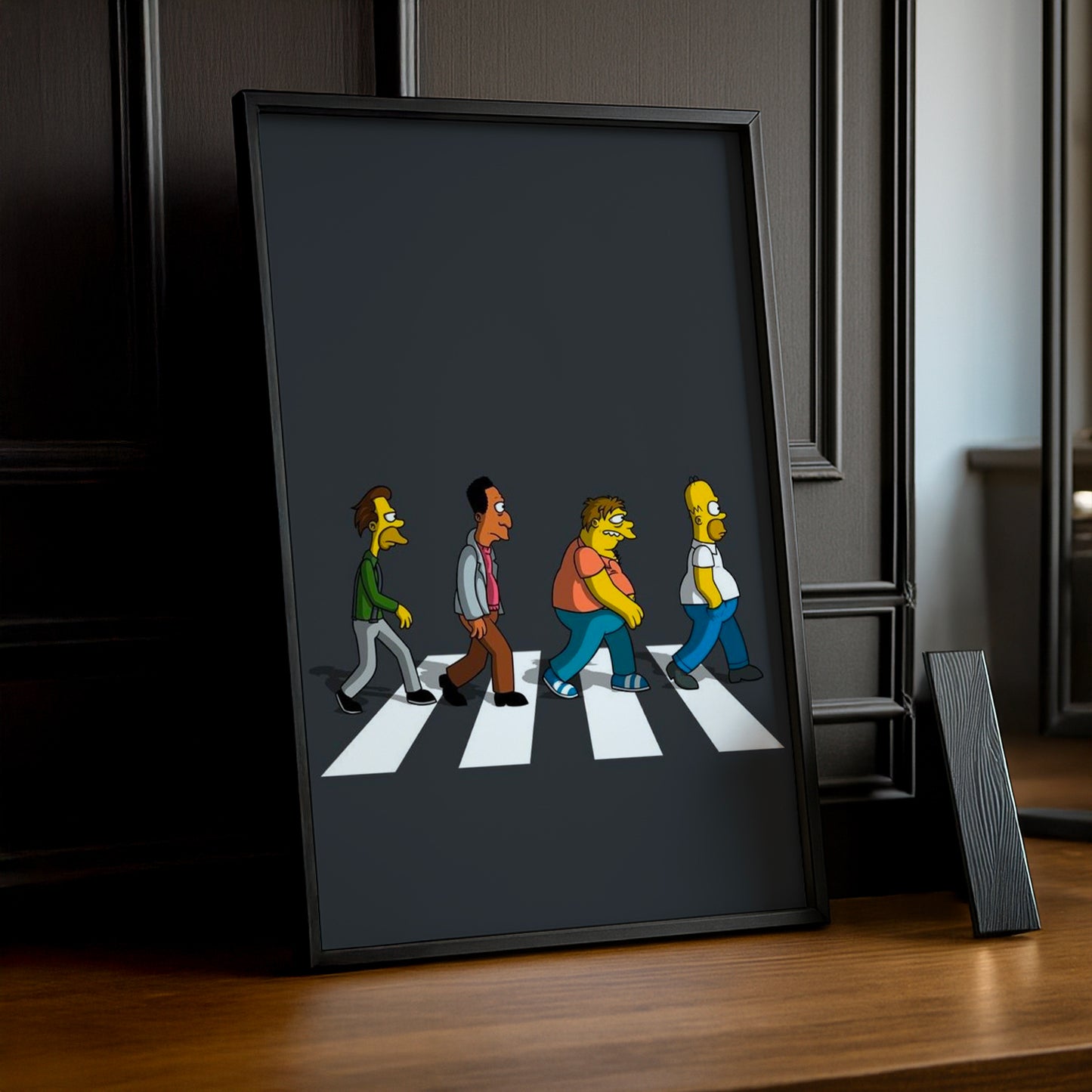 Cadre Photo Les Simpsons - Passage Piéton