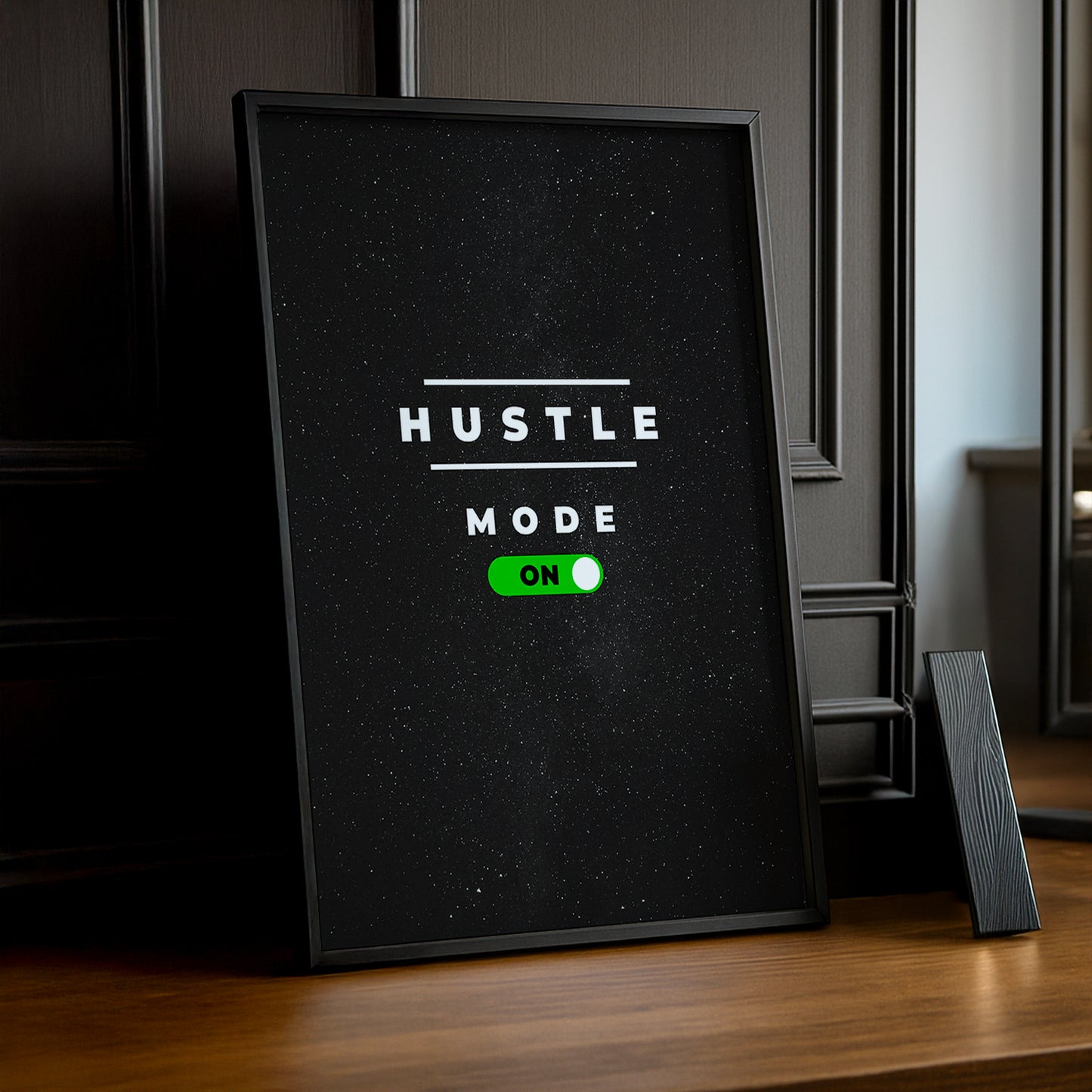Cadre Photo Motivation - Hustle Mode On