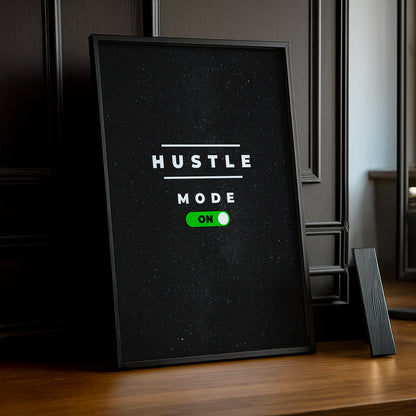 Cadre Photo Motivation - Hustle Mode On