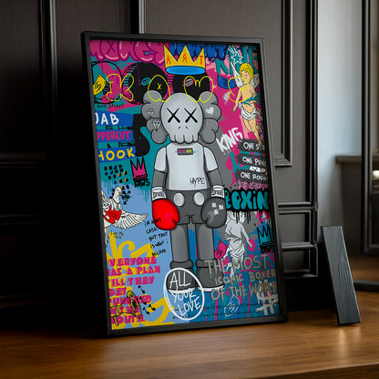 Cadre photo Kaws Magasine
