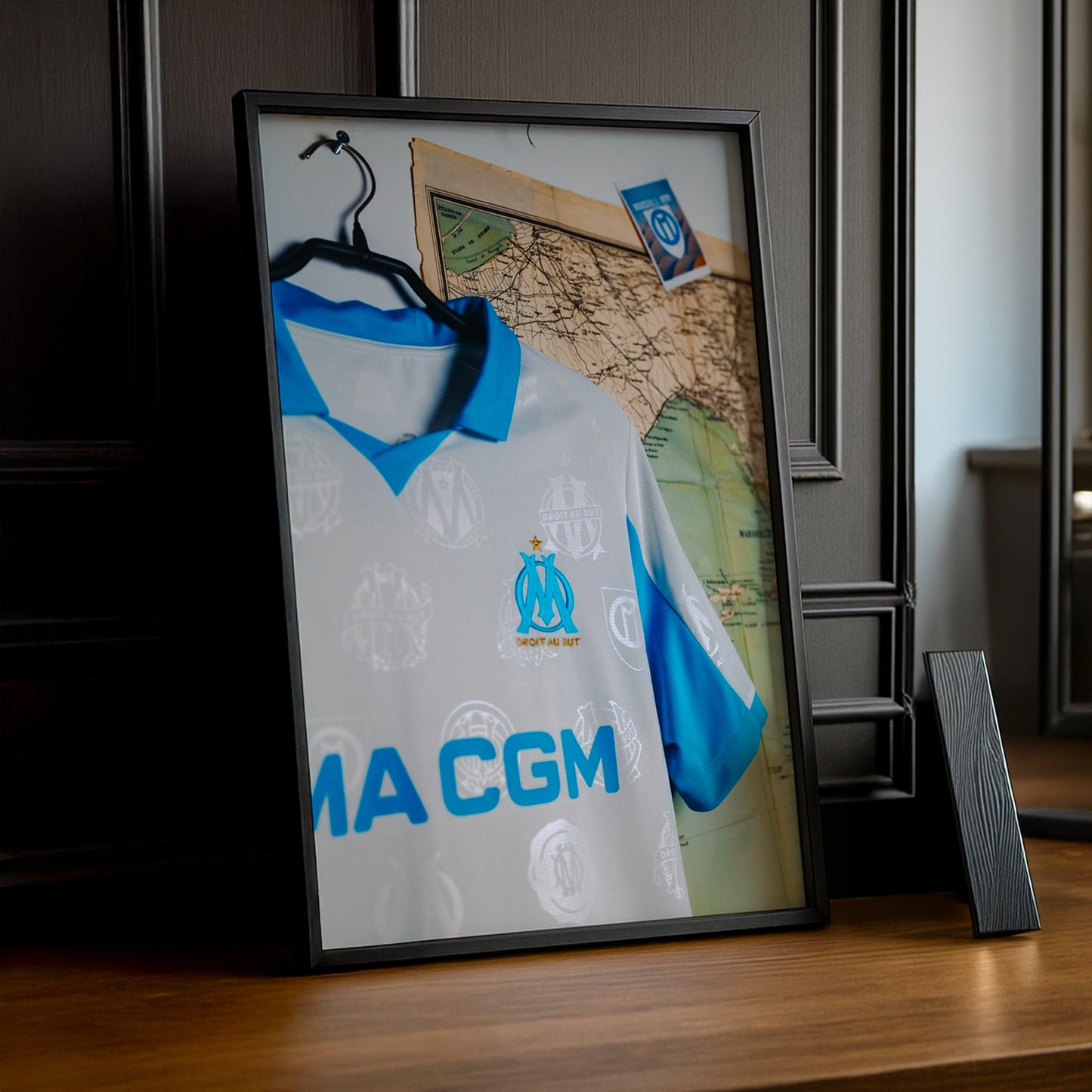Cadre photo - Maillot Olympique de Marseille 2026