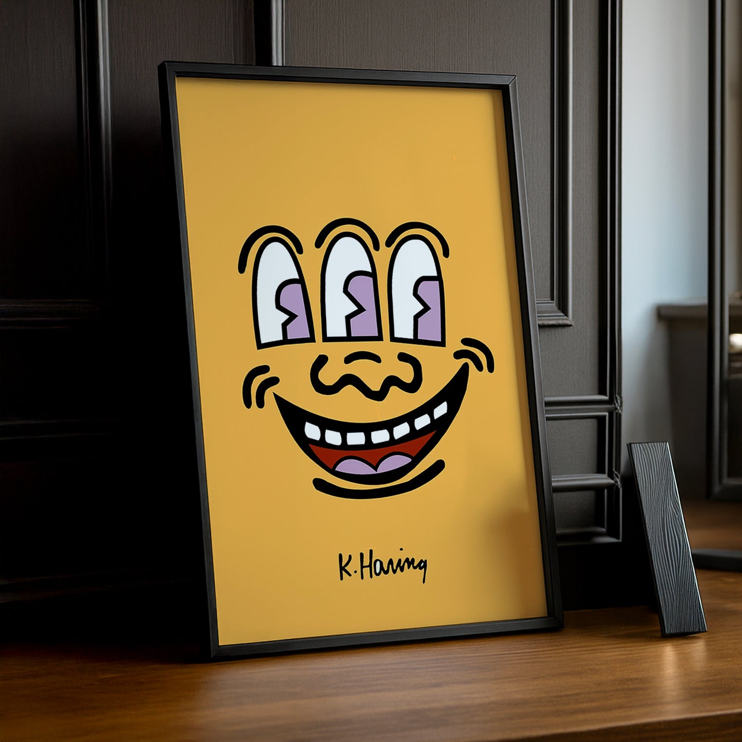 Cadre Photo Keith Haring - Head