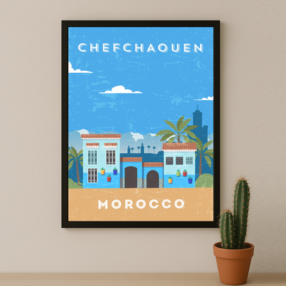 Chefchaouen Maroc - Poster