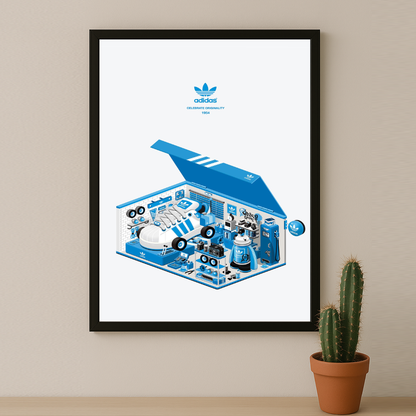 Cadre photo Adidas - Sneakers