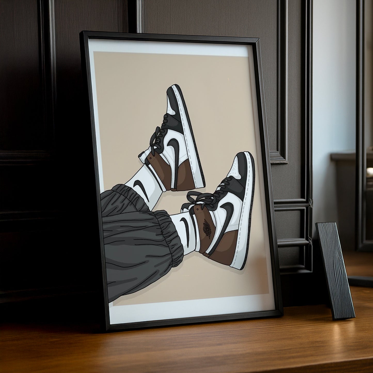 Cadre Photo Nike - AJ1 Brown