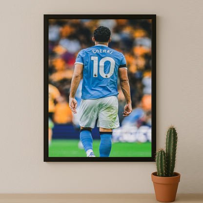 Poster Manchester City - Rayan Cherki 10
