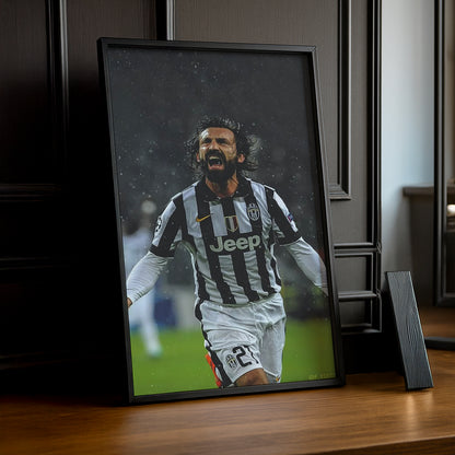 Poster encadrée Juventus - Pirlo
