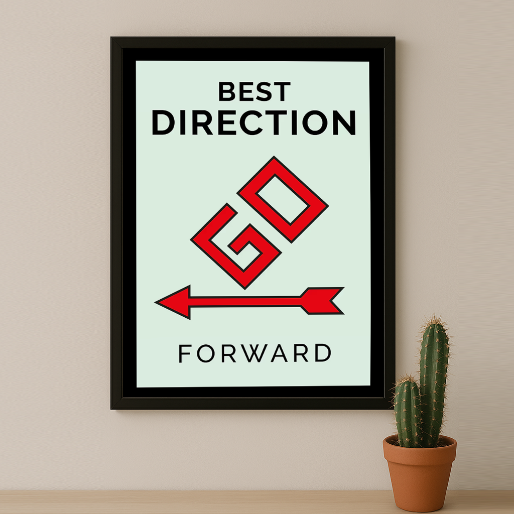 Monopoly Best Direction - Poster