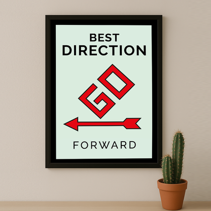 Monopoly Best Direction - Poster
