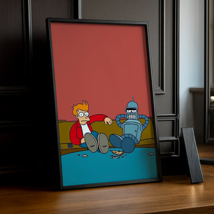 Cadre Photo Futurama - Bender x Philip