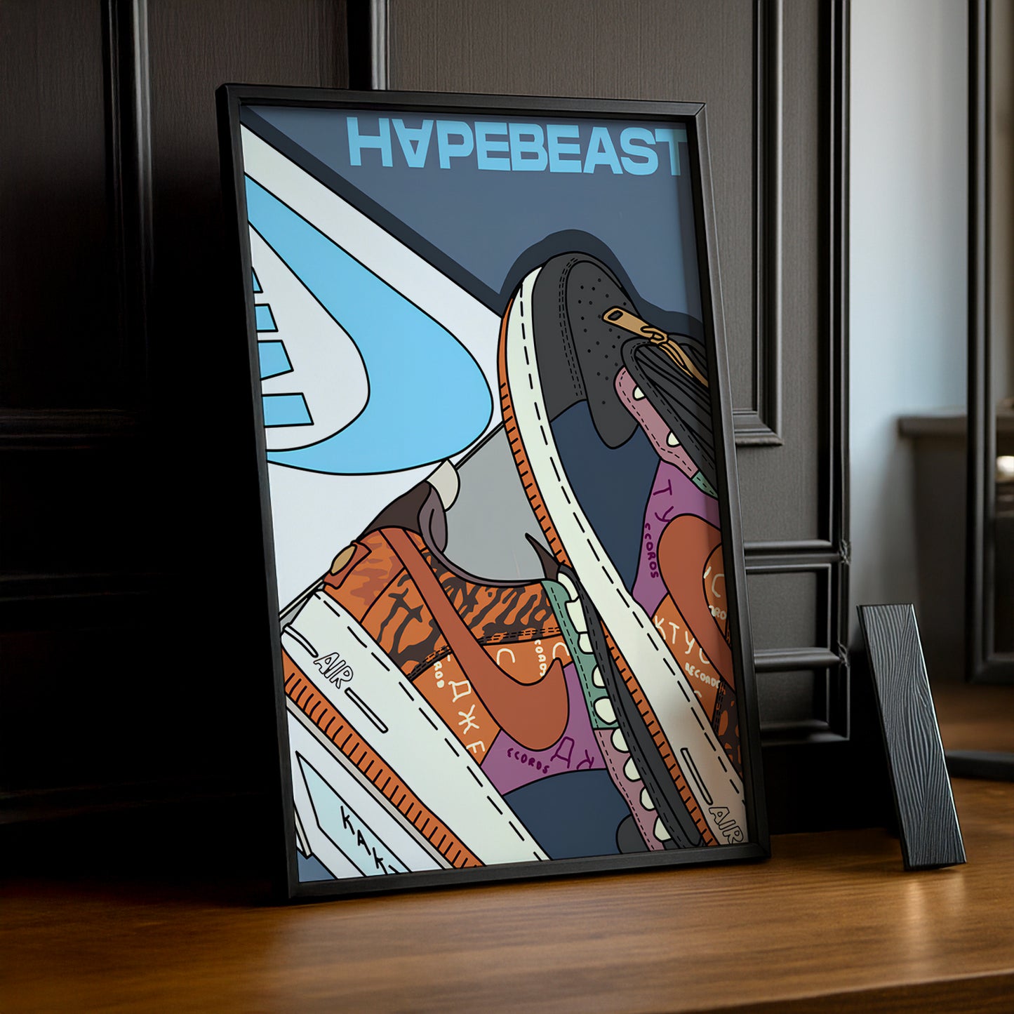 Cadre photo Air Force 1 x Travis Scott