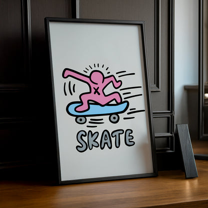 Cadre photo Keith Haring