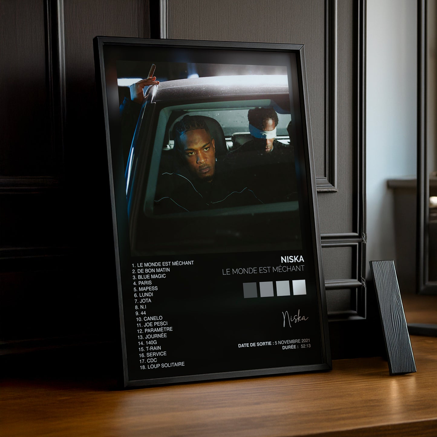 Cadre photo Album - Le monde est méchant de Niska