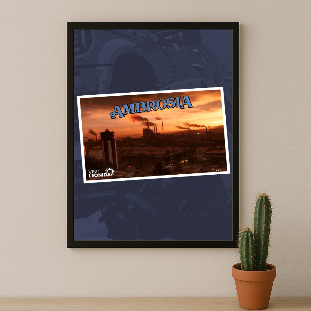 Poster Grand Theft Auto VI - Ambrosia City