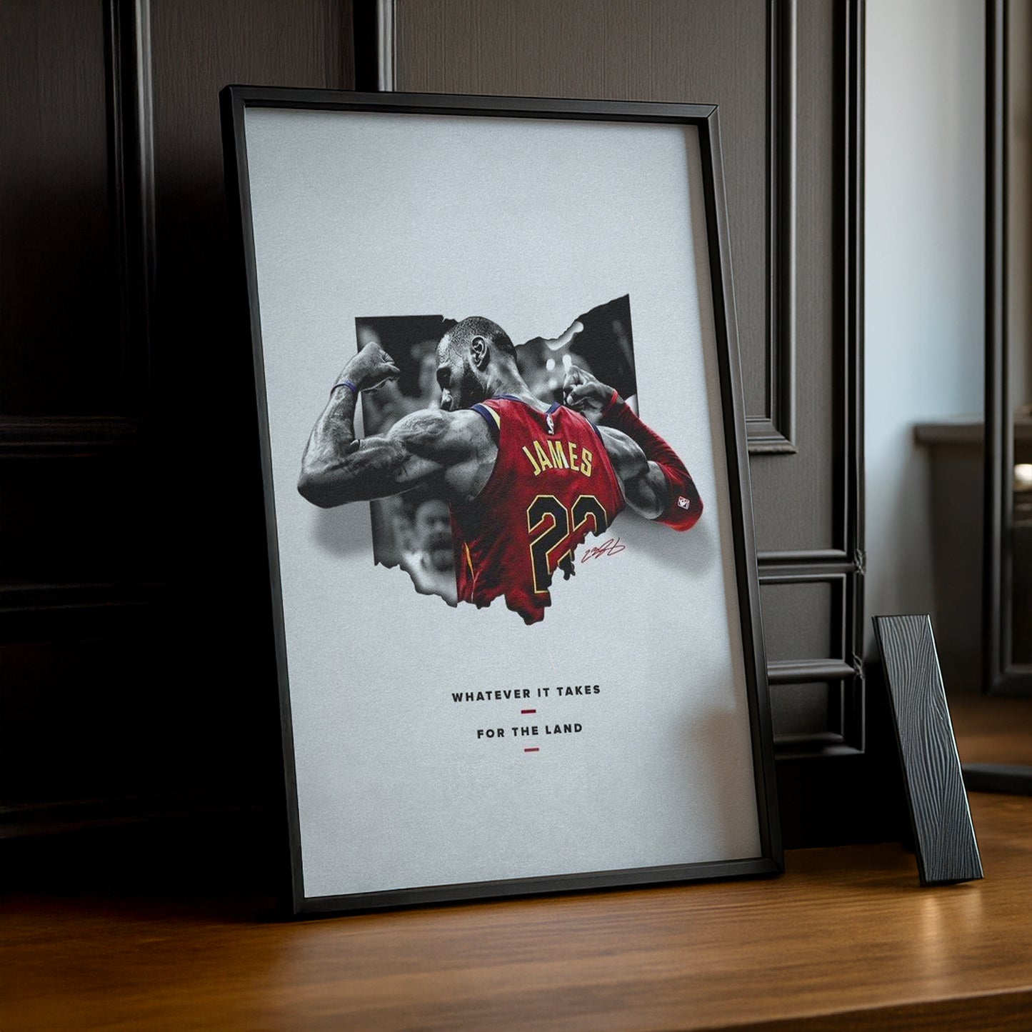 Cadre photo NBA - Lebron James Whatever It Takes