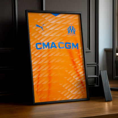 Cadre photo Maillot third Olympique de Marseille