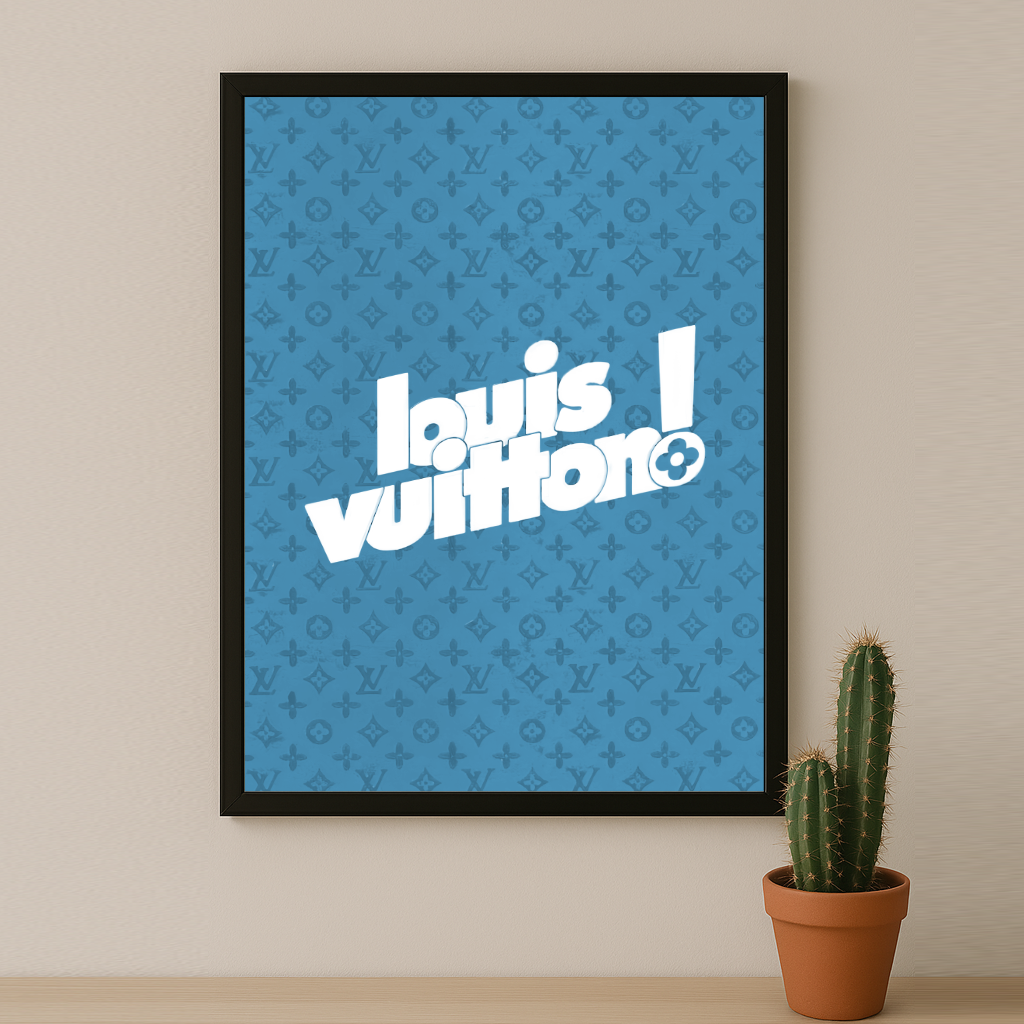Cadre photo Louis Vuitton Blue
