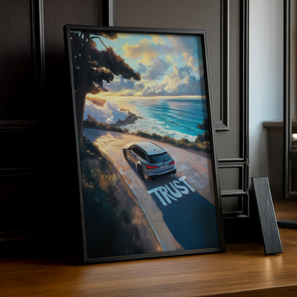 Audi RS6 Gris nardo - Poster