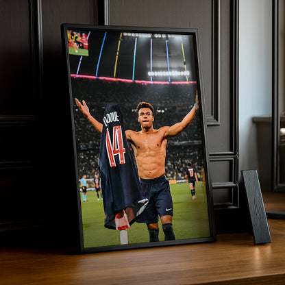 Cadre photo Paris Saint-Germain Désiré Doué